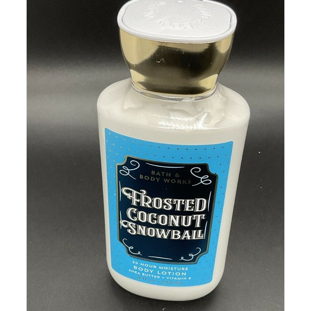 Bath & Body Works Frosted Coconut Snowball 8 oz Moisture Body Lotion NEW